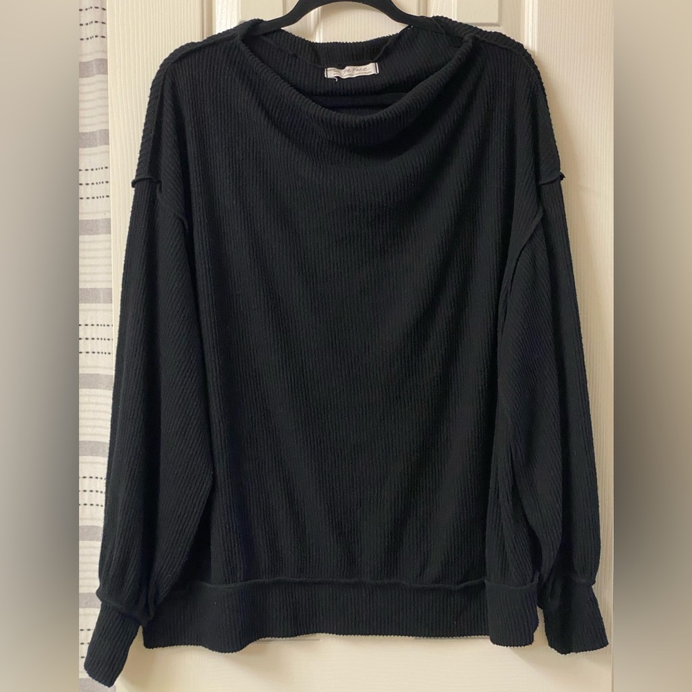 Free People We The Free Main Squeeze Hacci Top Size Small